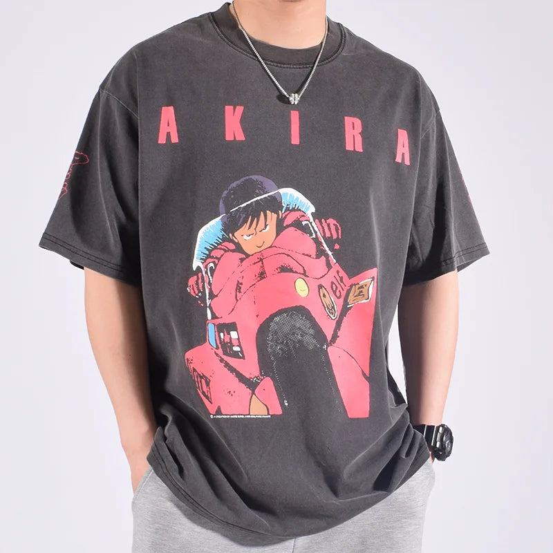 "Showcase your love for Japanese anime with our Men's Summer Akira T-Shirt"